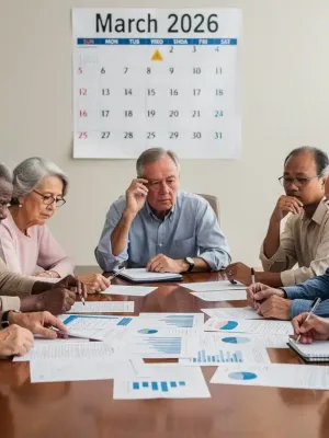 Seniors discussing Social Security changes effective March 2026