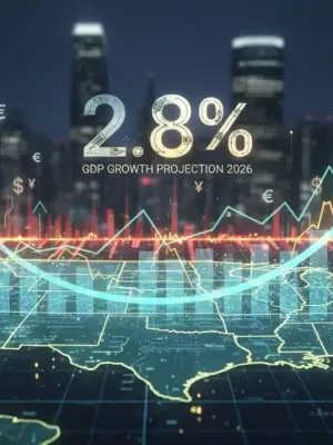 US economic forecast 2026, showing GDP growth and market trends