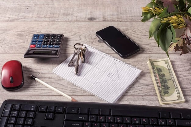 A close-up shot of a calculator displaying mortgage calculations, with a house key and a miniature house model nearby. The image focuses on the financial aspects of homeownership and the intricacies of mortgage insurance premiums.