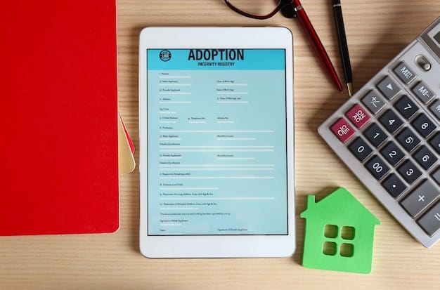 A close-up of a FAFSA application form being filled out, highlighting sections related to income and family size. A calculator and pen are visible next to the form.