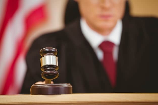 A close-up shot of a gavel striking a sound block in a courtroom setting, symbolizing legislative actions and legal decisions. In the background, there are blurred figures of lawyers and officials, representing the legal processes involved in changing regulations. The focus is on the gavel, highlighting the authority and impact of legal rulings.
