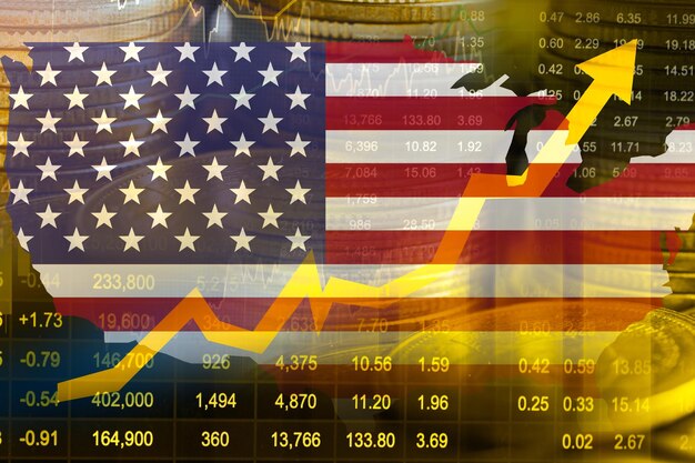 A detailed chart comparing projected economic growth rates in the US with and without the Infrastructure Bill, showing a moderate increase in growth with the bill's implementation. The chart should include labeled axes, data points, and a clear legend.