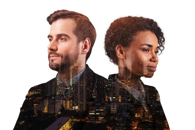 A split image showing two contrasting scenarios: on one side, a person looking stressed and overwhelmed by debt, and on the other side, a person looking relieved and empowered with financial stability, symbolizing the potential positive and negative outcomes of the new regulations.