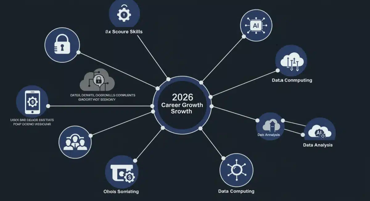 Infographic of in-demand digital skills and certifications for 2026
