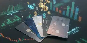Modern credit cards fanned out with cash back symbols for 2026