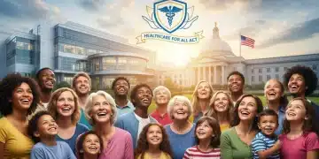 People smiling after new federal healthcare legislation