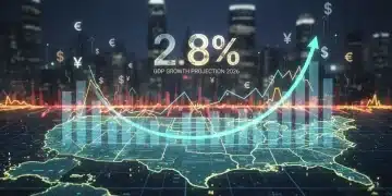 US economic forecast 2026, showing GDP growth and market trends