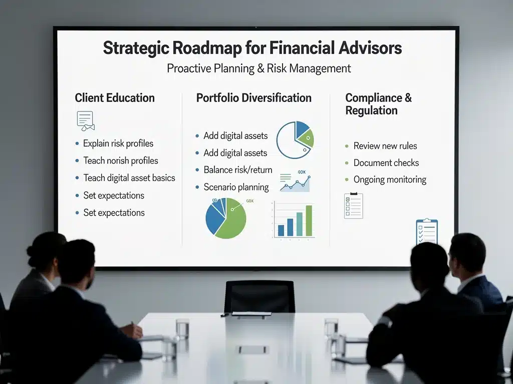Strategic roadmap for financial advisors on digital asset investment and compliance